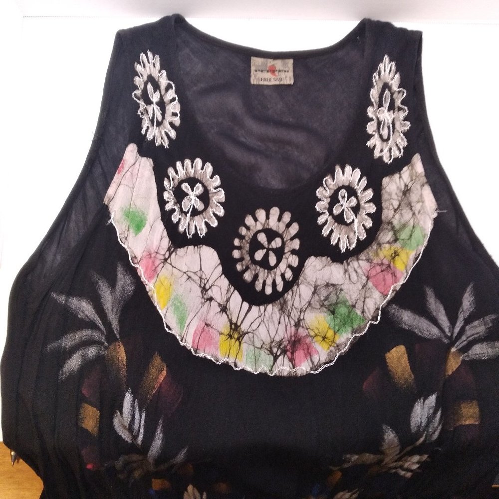 Gauze beach dress
